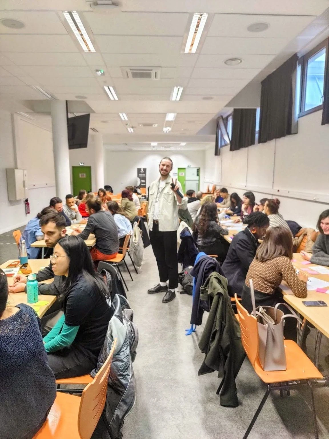 Improv workshop at Gobelins, Paris
